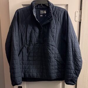 Mountain Hardwear Women's Navy Quilted Sweatshirt